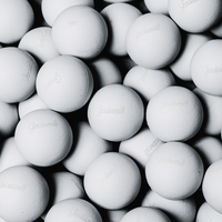 Pile of white Goaliesmith soft lacrosse practice balls